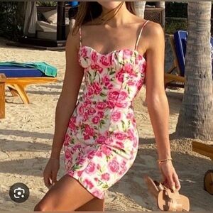 Zara Corset Style Mini Dress. New With Tags.